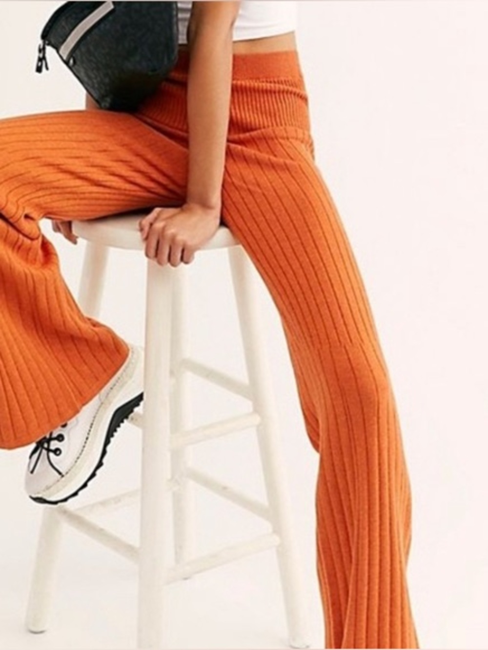 Free People “Keep It Real” Flare Pants in Sunset Heather XS